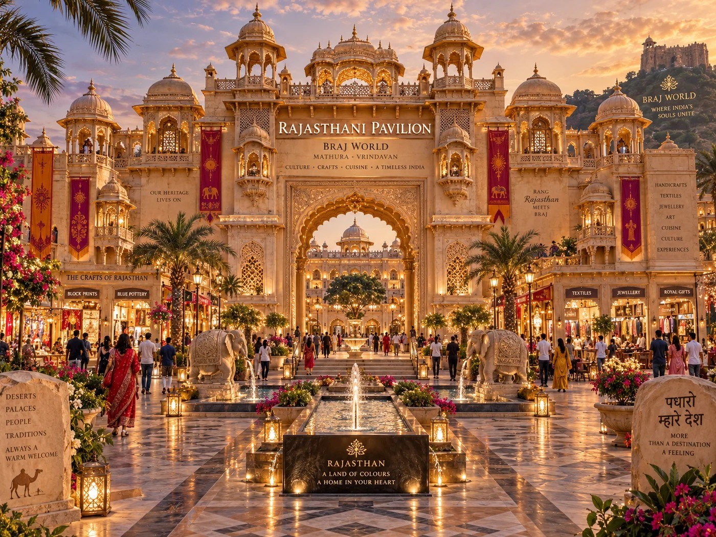 Rajasthan Pavilion render